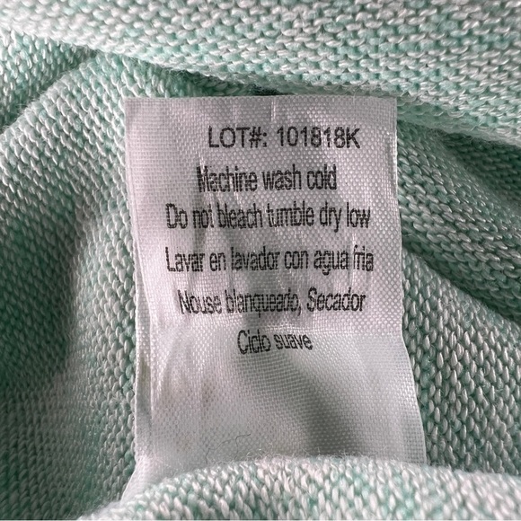 NEW POOF GIRLS LARGE MINT GREEN SOFT KNIT SWEATER STRETCH  PASTEL LONG SLEEVE - Picture 10 of 11